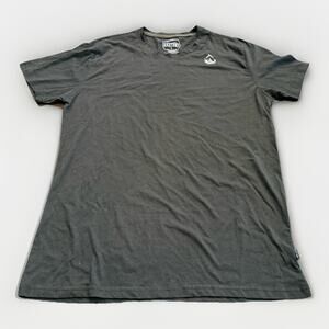 Dikotomy Premium Basics Crew-Neck Mens Gray Short Sleeve T-Shirt Size L NWT New